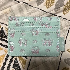 Mickey and Minnie loungefly cardholder